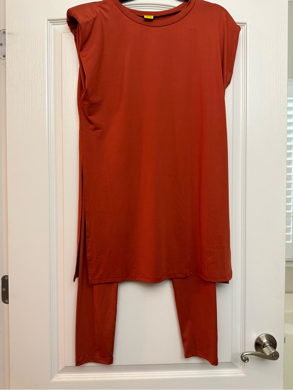 Daisy Rust Red Tunic and Leggings Set